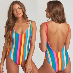 SMYM Tulum stripe topanga one piece size large